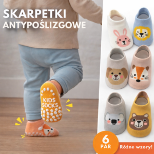Antypoślizgowe skarpetki dla dzieci